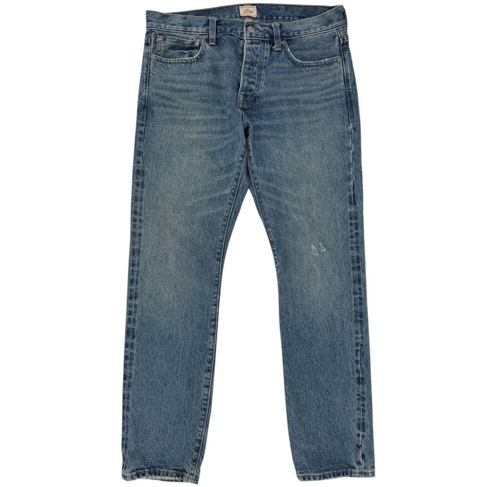 J. Crew Men's Selvedge 484 Slim Tapered Japanese Denim Jeans 33x32